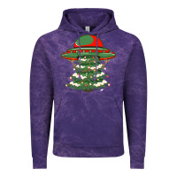 Cloud Purple Ufo Christmas Pine Tree Vintage Hoodie - Bettercallsaul