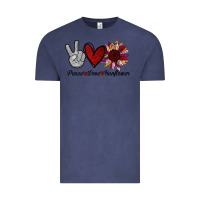 Vintage Denim Peace Love Sunshine Sunflower Vintage Tee - Bettercallsaul