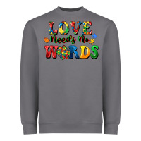 Storm Love needs no words Heavyweight Sweatshirt - CowGirlArtShop