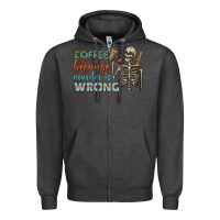 Charcoal Heather coffee because murder is wrong bbs Zipper Hoodie - BundleAndBundleShop