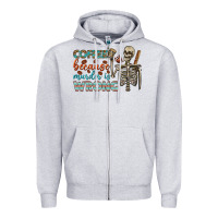 Heather Grey coffee because murder is wrong bbs Zipper Hoodie - BundleAndBundleShop