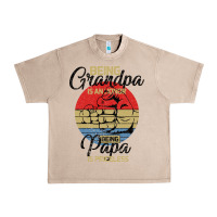 French Oak Being Grandpa İs An Honor Being Papa İs Priceless Urban Heavy Tee - Bettercallsaul