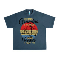 Midnight Navy Being Grandpa İs An Honor Being Papa İs Priceless Urban Heavy Tee - Bettercallsaul