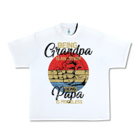 White Being Grandpa İs An Honor Being Papa İs Priceless Urban Heavy Tee - Bettercallsaul