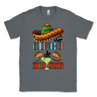 Charcoal Heather cinco de dirinko sombrero Classic Tee - BarkalooDesign