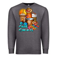 Charcoal Heather Sweet Summer Premium Sweatshirt - CowhideDigitalArt