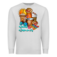 Dove Grey Sweet Summer Premium Sweatshirt - CowhideDigitalArt