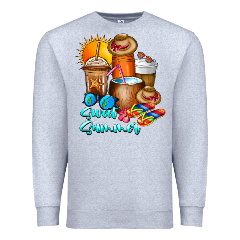 Sweet Summer Premium Sweatshirt by CowhideDigitalArt | Teevron