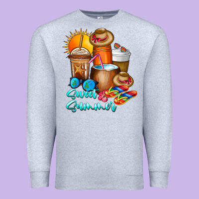 Sweet Summer Premium Sweatshirt Designed By Cowhidedigitalart