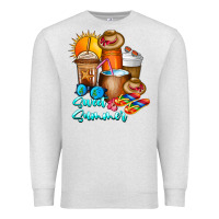 Oatmeal Heather Sweet Summer Premium Sweatshirt - CowhideDigitalArt