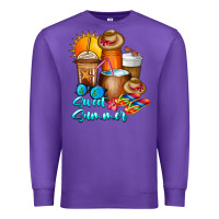 Purple Sweet Summer Premium Sweatshirt - CowhideDigitalArt