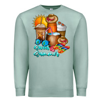 Seafoam Sweet Summer Premium Sweatshirt - CowhideDigitalArt
