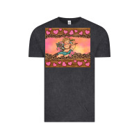 Vintage Black cupid valentine's day Vintage Tee - RanaPortraitStore