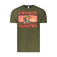 Vintage Olive cupid valentine's day Vintage Tee - RanaPortraitStore