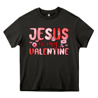 Asphalt jesus is my valentine Heavy Core Tee - MaliasSmallBusiness