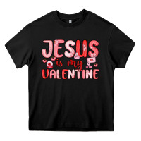 Black jesus is my valentine Heavy Core Tee - MaliasSmallBusiness