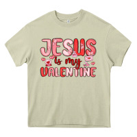 Mossy jesus is my valentine Heavy Core Tee - MaliasSmallBusiness