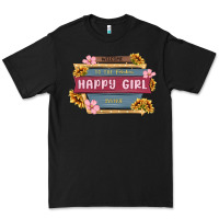 Black welcome to the fabulous happy girl avenue Premium Tee - MaliasSmallBusiness
