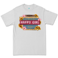 Dove Grey welcome to the fabulous happy girl avenue Premium Tee - MaliasSmallBusiness
