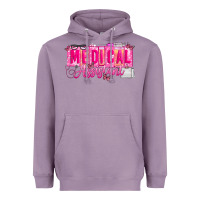 Lavender valentine medical assistant Heavyweight Hoodie - CowhideDigitalArt