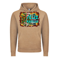 Vintage Coffee feliz navidad Vintage Hoodie - RanaPortraitStore