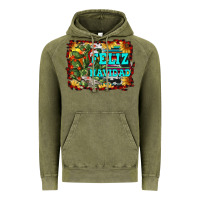 Vintage Olive feliz navidad Vintage Hoodie - RanaPortraitStore