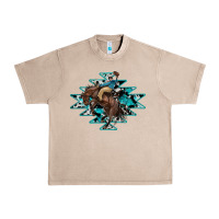 French Oak western cowboy Urban Heavy Tee - RanaPortraitStore