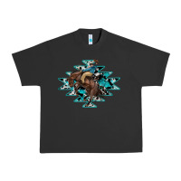 Pigment Black western cowboy Urban Heavy Tee - RanaPortraitStore