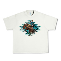 Pistachio western cowboy Urban Heavy Tee - RanaPortraitStore
