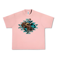 Salmon western cowboy Urban Heavy Tee - RanaPortraitStore