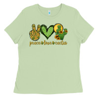 Matcha peace love cactus Ladies Tee - Jasminsmagicworld