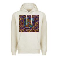 Oatmeal Heather Leopard mama Premium Hoodie - FaDigitalArtStudio