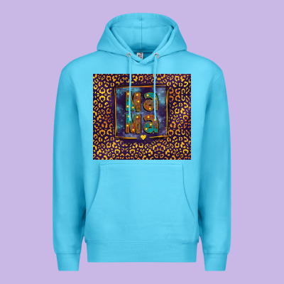 Leopard Mama Premium Hoodie Designed By Fadigitalartstudio