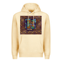 Pina Colada Leopard mama Premium Hoodie - FaDigitalArtStudio