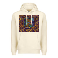 Sandshell Leopard mama Premium Hoodie - FaDigitalArtStudio