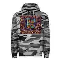 Slate Camo Leopard mama Premium Hoodie - FaDigitalArtStudio