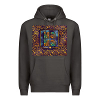 Smoke Leopard mama Premium Hoodie - FaDigitalArtStudio
