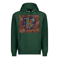 Sports Green Leopard mama Premium Hoodie - FaDigitalArtStudio