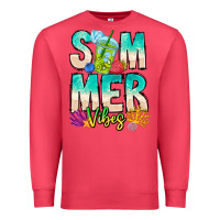Cardinal Summer Vibes Premium Sweatshirt - CowhideDigitalArt