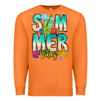 Carrot Summer Vibes Premium Sweatshirt - CowhideDigitalArt