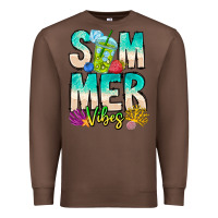 Chestnut Summer Vibes Premium Sweatshirt - CowhideDigitalArt