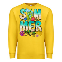 Lemon Summer Vibes Premium Sweatshirt - CowhideDigitalArt
