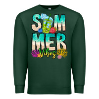 Sports Green Summer Vibes Premium Sweatshirt - CowhideDigitalArt