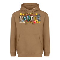 Toasted Coconut Next Stop Middle School Heavyweight Hoodie - CowhideDigitalArt