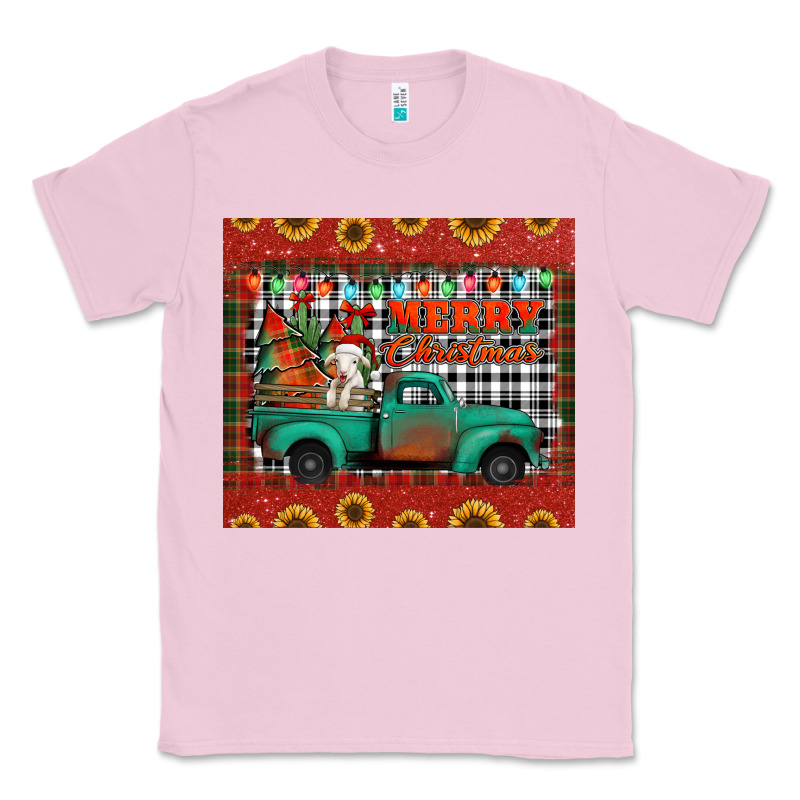 Merry Christmas Farm Truck Tumbler Classic Tee by Jasminsmagicworld | Teevron