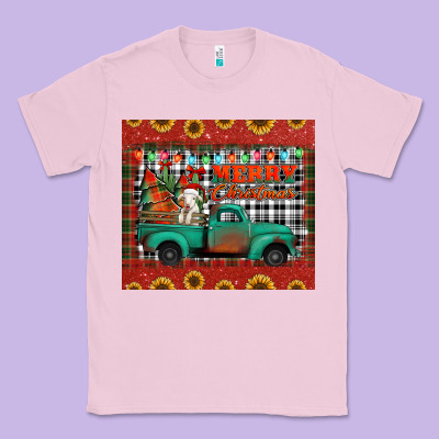 Merry Christmas Farm Truck Tumbler Classic Tee Designed By Jasminsmagicworld