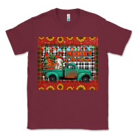 Burgundy merry christmas farm truck tumbler Classic Tee - Jasminsmagicworld