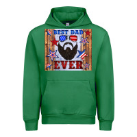 Emerald best dad ever american flag Urban Hoodie - Artiststas