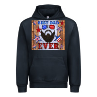 Navy best dad ever american flag Urban Hoodie - Artiststas
