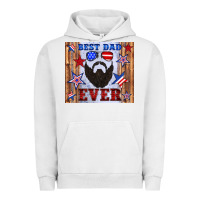 Pigment Lunar Rock best dad ever american flag Urban Hoodie - Artiststas